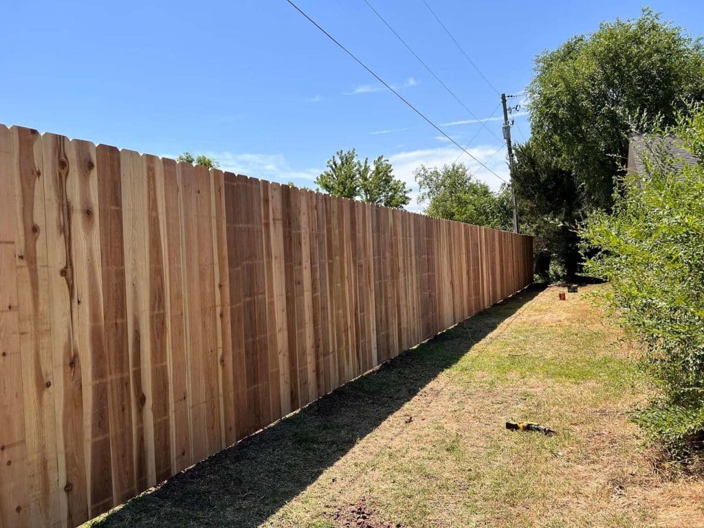Wooden fence services in Wichita, Kansas by Preferred Fencing