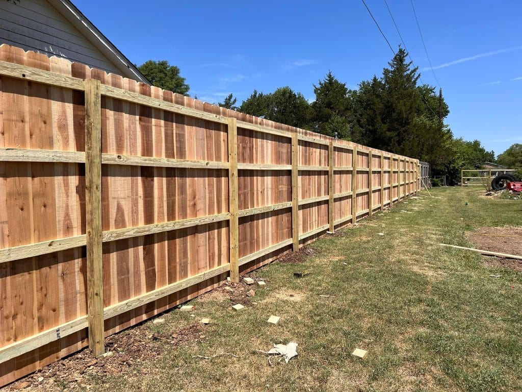 Wood Fence in Wichita, Kansas by Preferred Fencing