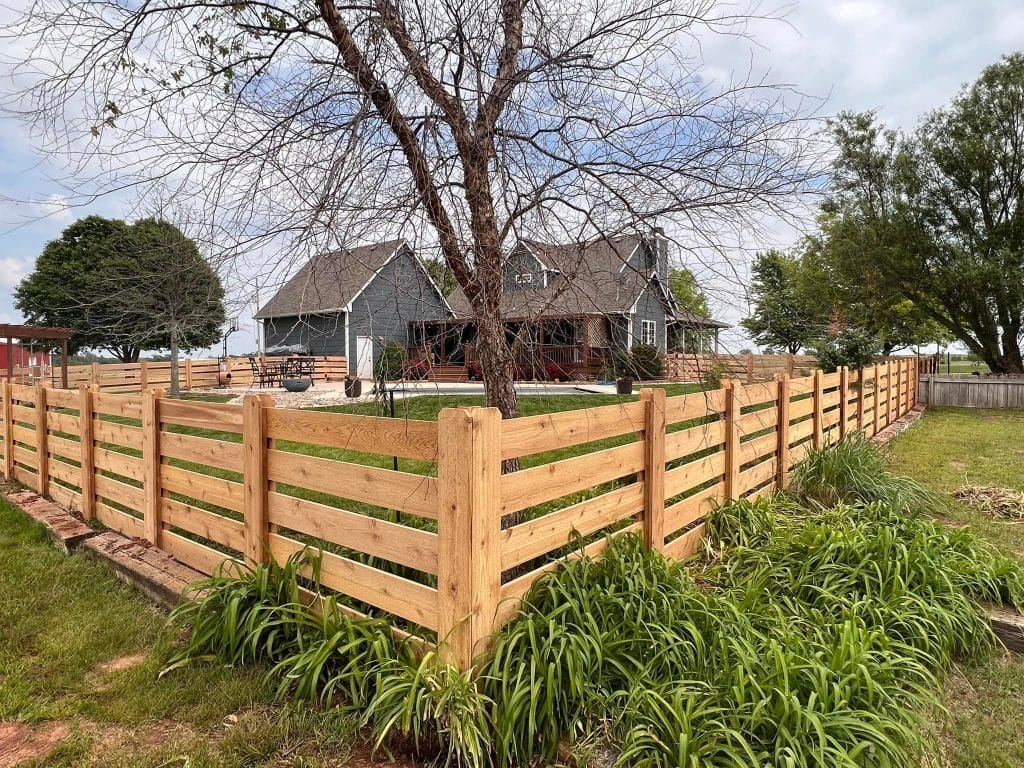 Fence installation in Wichita, KS